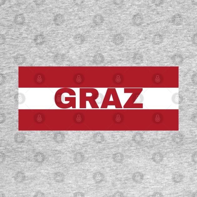 Graz City in Austrian Flag by aybe7elf